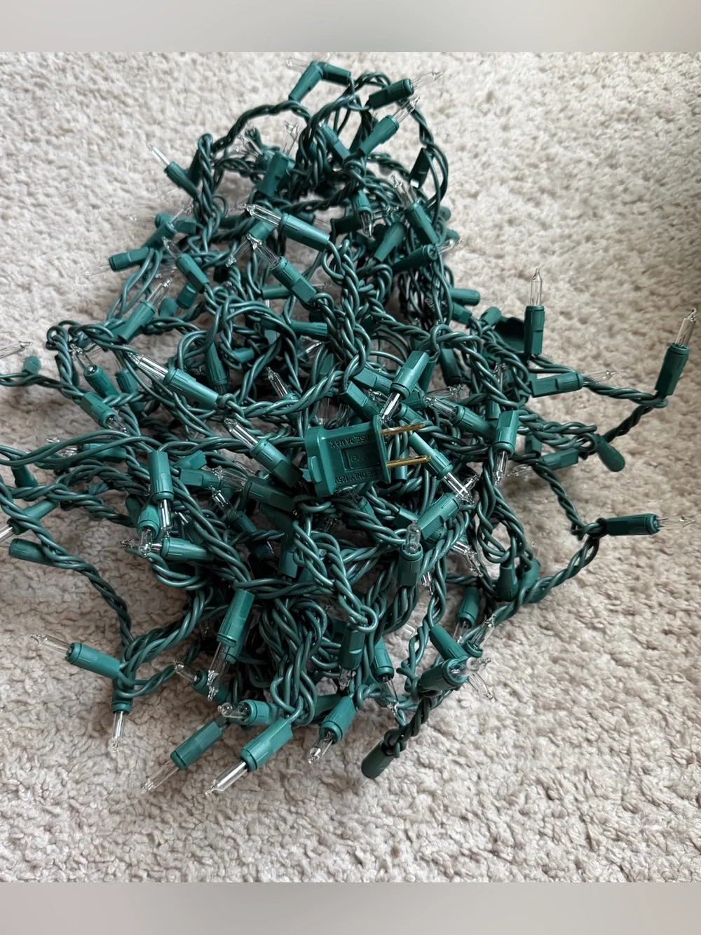 Green Mini Incandescent String Lights - Unbranded
